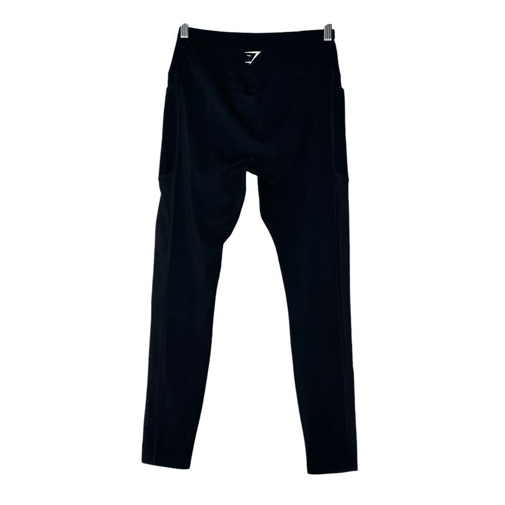 Gymshark Leggings Women XS Black Training Gym Athleisure Hiking Outdoor‎ Mesh